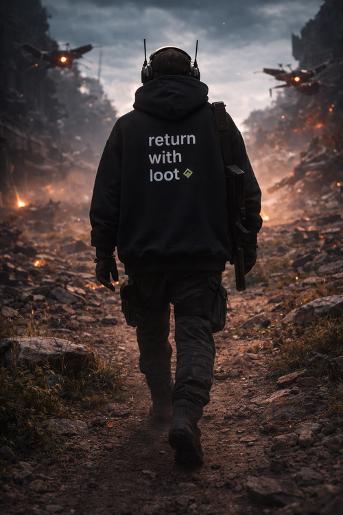 return with loot hoodie